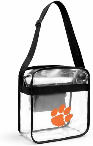 Littlearth Unisex-Adult NCAA Texas A&M Aggies Clear Carryall Crossbody Bag, Clear, 12" x 12" x 6" in Saudi Arabia