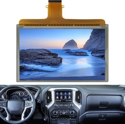 الأصلي LCD شاشة تعمل باللمس استبدال محول الأرقام DJ080PA-01A ل2014-2018 تشيفي سيلفرادو 1500 LCD لعام 2015 جي إم سي سييرا شاشة LCD لشاشة يوكون أكاديا كانيون 8 بوصة لشاشة تشيفي ميلينك LCD in Saudi Arabia