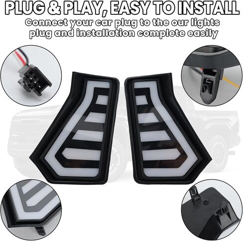 مصباح LED DRL للتشغيل النهاري لتاكوما 2024 2025 in Kuwait