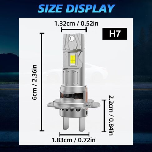 ترقية مجموعة المصابيح الأمامية لشركة Hyundai SONATA 2011-2014، H7 High Beam & H7 مصابيح منخفضة الشعاع، سطوع 400% 6000K ضوء أبيض، قابس مباشر مع حوض حرارة نحاسي ومروحة صغيرة، حزمة من 4 in Kuwait