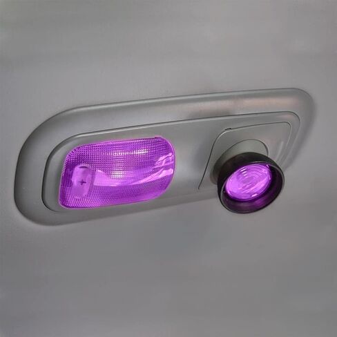 C2W Rectangular Dome Light Lens and Round map Light Lens For 2006+ Peterbilt Purple in Kuwait
