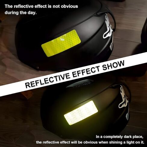 30PCS Car Warning Reflective Stickers, Safety Night Visibility Vehicle Self-Adhesive Stickers, Waterproof Automotive Tape Decal Accessory, Universal for Motorcycle Bicycle Trailer in Saudi Arabia