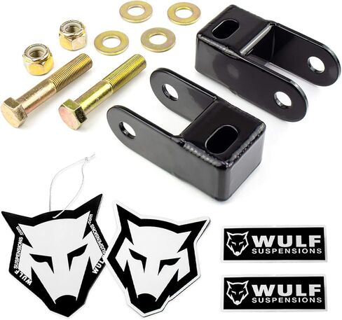 موسعات الصدمات الأمامية أو الخلفية من Wulf 2011 إلى 2019 متوافقة مع طراز Chevy Silverado المتوافق مع موديلات Gmc Sierra 2500HD 3500HD 2WD 4X4 in Kuwait