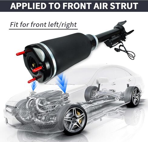 دعامة تعليق هوائي أمامي مع إعلانات متوافقة مع مرسيدس بنز W164 ML320 ML350 ML450 ML500 ML550 ML63 AMG لـ X164 GL320 GL350 GL450 GL550 1643204613 1643204413 1643206013 in Kuwait