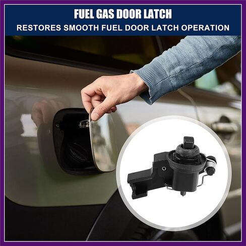 1 Pcs Fuel Door Latch Lock Release Actuator for Nissan Sentra 1.6L 1.8L L4 Gas 78827-3SG0A Plastic Black Premium Fit Design in Kuwait