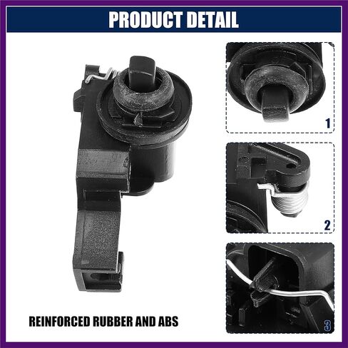 1 Pcs Fuel Door Latch Lock Release Actuator for Nissan Sentra 1.6L 1.8L L4 Gas 78827-3SG0A Plastic Black Premium Fit Design in Kuwait