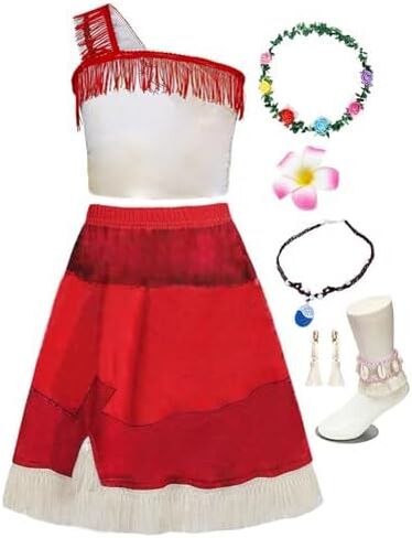 COTRIO Princess Dress Up for Girls Ocean Adventure Costumes Pretend Play Outfit Playwear Dresses Birthday Christmas Gift in Kuwait