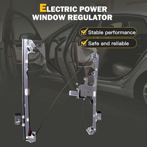 Power Window Regulator with Motor Front Left Drivers Side fit for 2008-2013 for Chevrolet Silverado 2500 2500HD 3500HD Suburban 1500 2008-2013 for GMC Sierra 2500 HD 3500HD Yukon Yukon XL 1500 in Saudi Arabia
