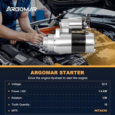 17904N Starter for 03-08 Infiniti FX35 03-07 G35 06-08 M35, for 03-07 Nissan 350Z V6 3.5L, Starter Motor Replace 23300-AM600,23300-AM60A,23300-AM60AR,2330M-AM60ARW in Kuwait