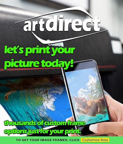 تأطير ArtDirect المخصص لصورتك أو أعمالك الفنية - قم بتحميل أي صورة وسنقوم بطباعتها وتأطيرها لك - اختر الحجم والإطار والأسلوب الخاص بك مع خيارات تأطير مخصصة - قماش مطبوع أو معدني in Kuwait