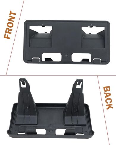 إطار لوحة الترخيص الأمامي لسيارة Ford F250 F350 F450 F550 Super Duty 2011-2016 بدون حفر المصد الأمامي لوحة الترخيص حامل غطاء دعامة التثبيت استبدال # BC3Z-17A385-AA FO1068131 in Kuwait