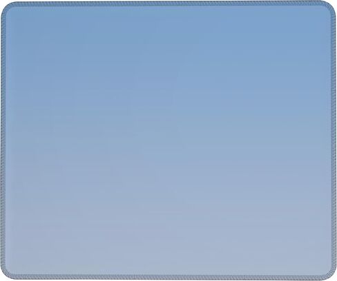 Gradient Sky Blue Mouse Pad,Square Mouse Pad with Stitched Edge,Desk Mat with Non-Slip Base,Washable Desktop Protection Mat 9.5 x7.9Inch in Saudi Arabia