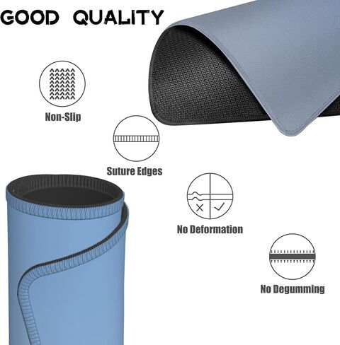 Gradient Sky Blue Mouse Pad,Square Mouse Pad with Stitched Edge,Desk Mat with Non-Slip Base,Washable Desktop Protection Mat 9.5 x7.9Inch in Saudi Arabia