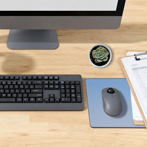 Gradient Sky Blue Mouse Pad,Square Mouse Pad with Stitched Edge,Desk Mat with Non-Slip Base,Washable Desktop Protection Mat 9.5 x7.9Inch in Saudi Arabia