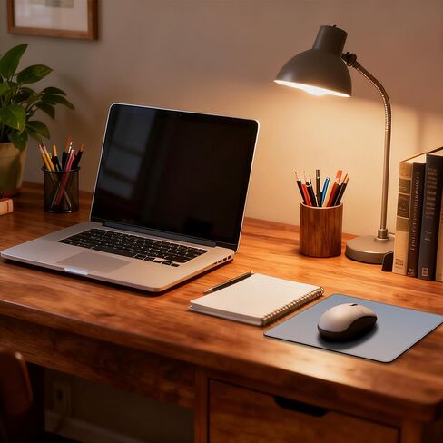 Gradient Sky Blue Mouse Pad,Square Mouse Pad with Stitched Edge,Desk Mat with Non-Slip Base,Washable Desktop Protection Mat 9.5 x7.9Inch in Saudi Arabia