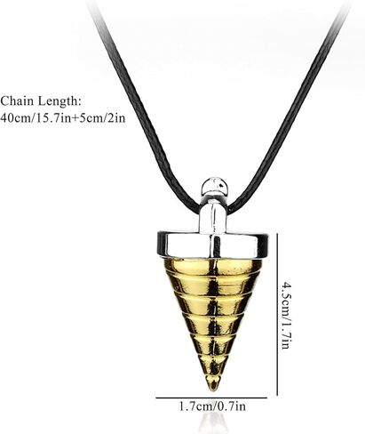 Gurren Simon Core Necklace Drill Pendant Necklace-Anime Cosplay Jewelry Accessories Merch-Gift for Anime Fans in Kuwait