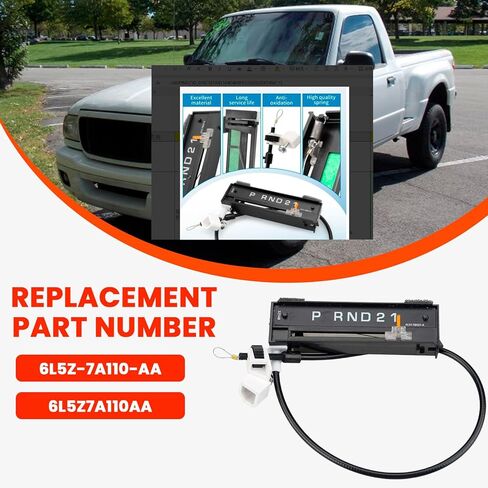 YCLL Gear Shift Indicator Assembly Fits for Ford Ranger 2004 2005 2006 2007 2008 2009 2010 2011, Replacement 6L5Z-7A110-AA 6L5Z7A110AA in Kuwait