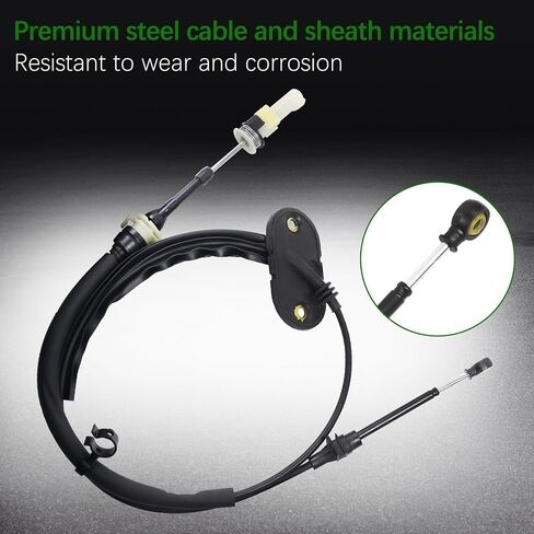 Automatic Transmission Shift Cable Fit for Ford Escape Limited XLS XLT Sport Utility 4-Door 2.3L 3.0L V6 08-12, Gear Shift Cable Shifter Linkage #8L8Z-7E395-B 8L8P-7E395-AG 8L8Z-7E395-A AL8Z-7E395-A in Kuwait