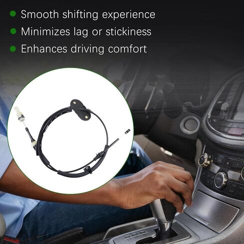 Automatic Transmission Shift Cable Fit for Ford Escape Limited XLS XLT Sport Utility 4-Door 2.3L 3.0L V6 08-12, Gear Shift Cable Shifter Linkage #8L8Z-7E395-B 8L8P-7E395-AG 8L8Z-7E395-A AL8Z-7E395-A in Kuwait
