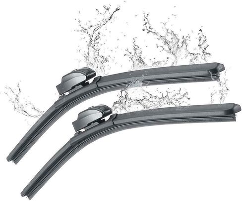 Front Windshield Wiper Blades for 2011-2020 Chevrolet Volt 26" & 26" (SET) with Top Lock Adapters in Saudi Arabia