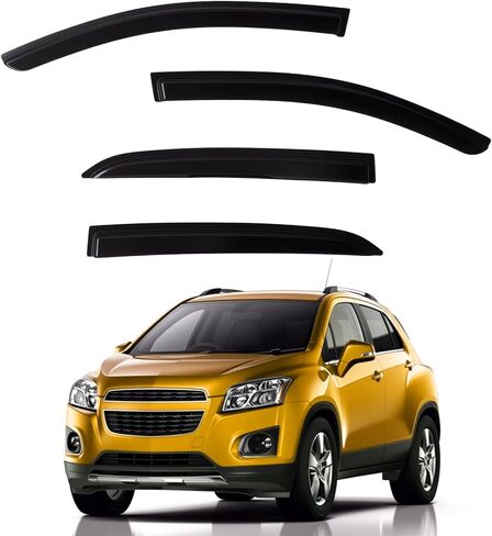 Window Visors Rain Guards Compatible with 2013-2022 Buick Encore (Excludes Encore GX), Side Window Wind Deflectors Vent Shades for 2014-2022 Chevy Trax, 2015 2016 2017 2018 2019 2020 2021 in Saudi Arabia