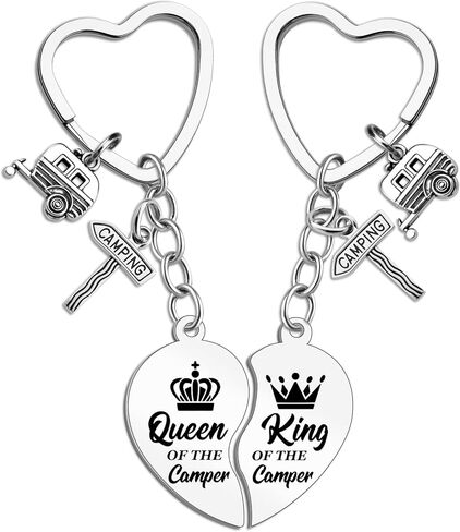 سلسلة مفاتيح تخييم لها، هدايا تخييم للنساء والرجال، ملحقات تخييم RV للذكرى السنوية لعيد الحب وعيد الميلاد للأزواج in Kuwait