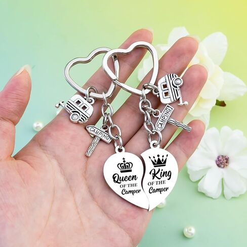 سلسلة مفاتيح تخييم لها، هدايا تخييم للنساء والرجال، ملحقات تخييم RV للذكرى السنوية لعيد الحب وعيد الميلاد للأزواج in Kuwait