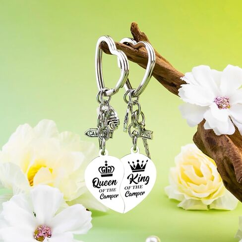 سلسلة مفاتيح تخييم لها، هدايا تخييم للنساء والرجال، ملحقات تخييم RV للذكرى السنوية لعيد الحب وعيد الميلاد للأزواج in Kuwait