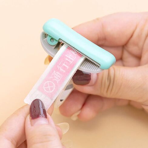 Washi Tape Cutter Set of 3, Mini Tape Dispenser, Portable Handy Masking Tape Cutting Tool, Cute Washi Cutter Clip for Home Office School (Random Color) in Saudi Arabia