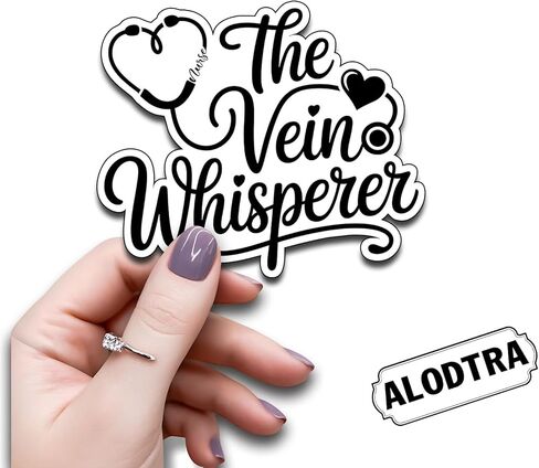 (3 قطع) مجموعة ملصقات الفينيل The Vein Whisperer، ملصقات متينة مقاومة للماء لأجهزة الكمبيوتر المحمول وزجاجة المياه وحافظة الهاتف الممتصة للصدمات للسيارة in Kuwait