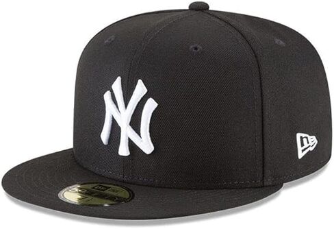Newera 59FIFTY Hat Yankees Flat Visor 5950 Men's Women's NYY Major League Adult MLB Team NEWERA 59FIFTY in Saudi Arabia