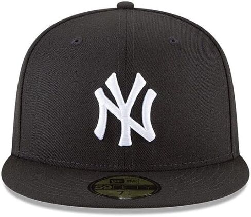 Newera 59FIFTY Hat Yankees Flat Visor 5950 Men's Women's NYY Major League Adult MLB Team NEWERA 59FIFTY in Saudi Arabia