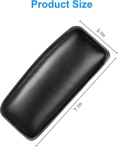 SUNJOYCO 2PCS Car Knee Cushion Pads, Knee Leg Elbow Cushion Pad, Door Armrest Protective Pad for Cars Trucks SUVs (Black) in Kuwait