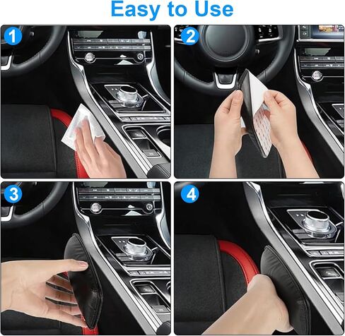 SUNJOYCO 2PCS Car Knee Cushion Pads, Knee Leg Elbow Cushion Pad, Door Armrest Protective Pad for Cars Trucks SUVs (Black) in Kuwait