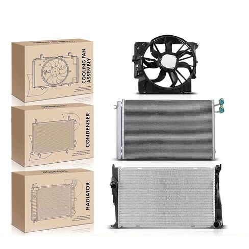 Replacement Parts for New Radiator&AC Condenser&Cooling Fan Kit for BMW E89 Z4 2009-2011 2015-2016 Mod-A58PP-97931 in Saudi Arabia