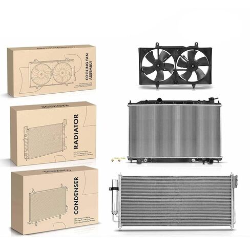 Replacement Parts for Radiator&AC Condenser&Cooling Fan Kit for Nissan Maxima 2007-2008 V6 3.5L Mod-A58PP-96392 in Saudi Arabia