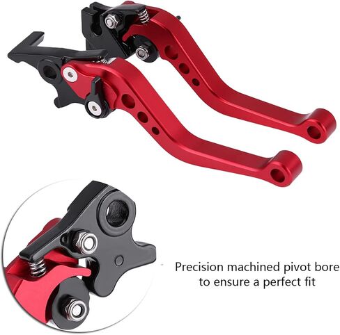 Motorcycle Modification CNC Aluminum Clutch Brake Lever EyeCatching Design Fit for Owners (Red) in Saudi Arabia
