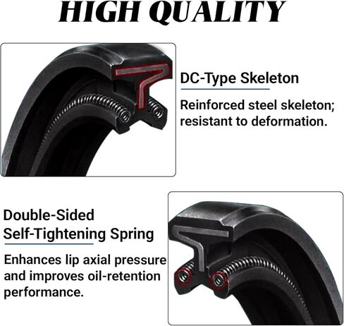 4PCS Fork Seals and Dust Seal Kit for Motorcycle, Front Fork Oil Seal Wiper Replacement Set for Honda Shadow VLX 600 VT600 1988-2008 Nighthawk 700S CB700SC 1984-1986, Engine Accessories in Kuwait