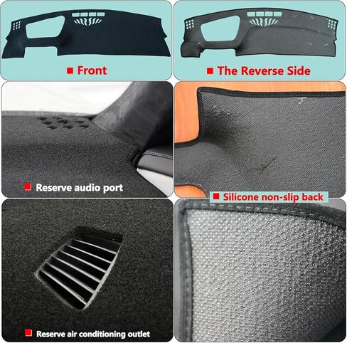 Dash Cover Compatible with 2023-2025 2026 Honda Accord with HUD Dashboard Cover Mat Non-Slip Pad Carpet Sunshield Protector,Without HUD Accessories Custom Fit for Accord in Kuwait