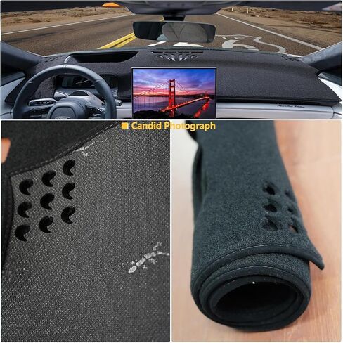 Dash Cover Compatible with 2023-2025 2026 Honda Accord with HUD Dashboard Cover Mat Non-Slip Pad Carpet Sunshield Protector,Without HUD Accessories Custom Fit for Accord in Kuwait