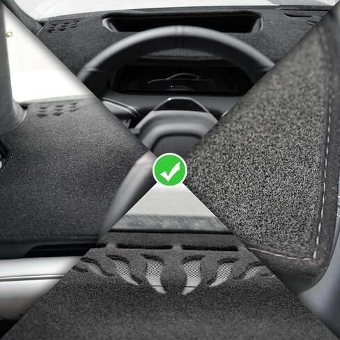 Dash Cover Compatible with 2023-2025 2026 Honda Accord with HUD Dashboard Cover Mat Non-Slip Pad Carpet Sunshield Protector,Without HUD Accessories Custom Fit for Accord in Kuwait