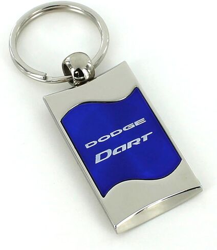 AU-TOMOTIVE GOLD Rectangular Wave Key Fob for Dodge Dart (Blue) in Saudi Arabia