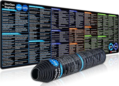 لوحة ماوس اختصارات لـ DevOps-35x11.8x0.07 بوصة لوحة غش كبيرة ممتدة لوحة ماوس كمبيوتر مكتبي لوحة مفاتيح لوحة مفاتيح ماوس حافة مخيطة غير قابلة للانزلاق 0502 in Kuwait