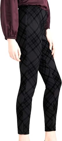 Maison Jules | Flocked Plaid Pants | Diamond Flocked | XXL in Saudi Arabia