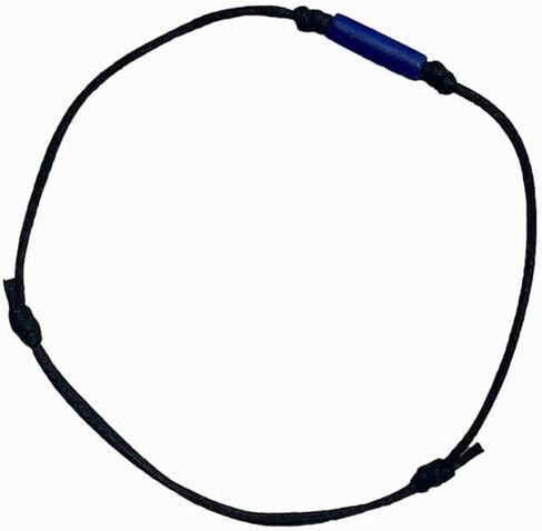 Men Sea Glass Bracelet - Surfer Accessories, African Recycle Glasses - Eco-Friendly Beads, Women Beaded Gifts, Men Charms, Hawaiian Handmade Stones, Beach Ocean Charm, Waterproof Gift in Kuwait