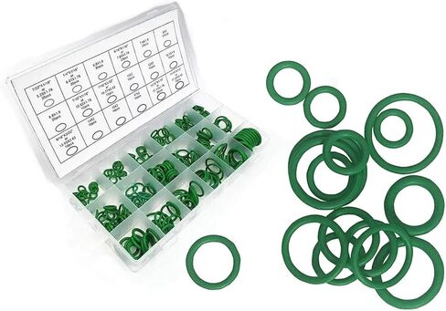270pcs O-Ring Sealing Gasket Nitrile Rubber Plumbing Gaskets Boxed High-Pressure O-Rings Seal Assortment Kit Green Purple(141pcs kits) in Saudi Arabia