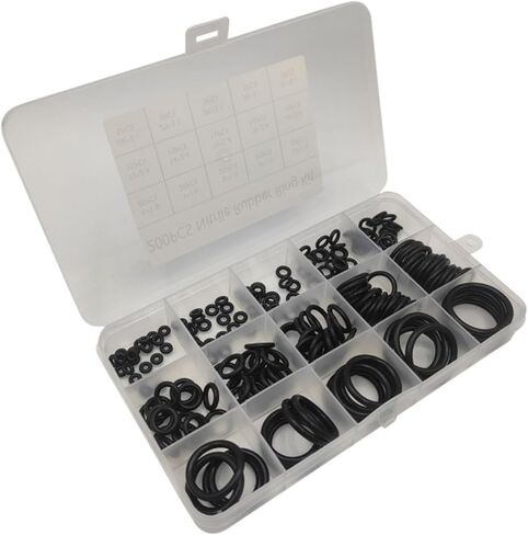 Nitrile Rubber 200Pcs 15 Sizes O Rings NBR Sealing O-Rings Washer Wear-Resistant Waterproof And Oil Resistant Ring Seal in Saudi Arabia