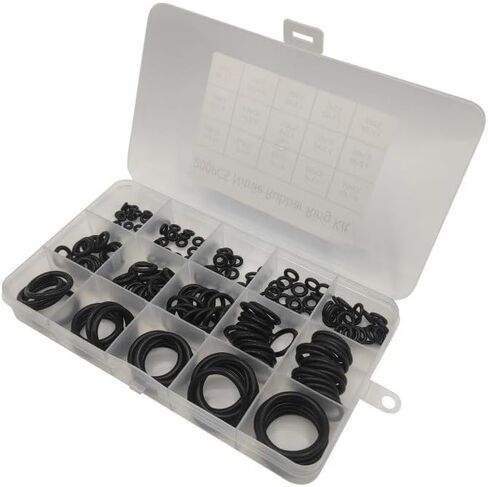 Nitrile Rubber 200Pcs 15 Sizes O Rings NBR Sealing O-Rings Washer Wear-Resistant Waterproof And Oil Resistant Ring Seal in Saudi Arabia