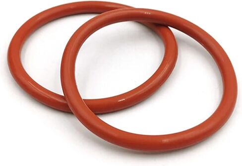 10pcs Red Silicone O-ring OD8mm-70mmcs(thickness)2.4mm/3mm/3.5mm Insulating Waterproof and Oil Resistant Sealing Ring(OD 10mm(50pcs),2.4mm) in Saudi Arabia