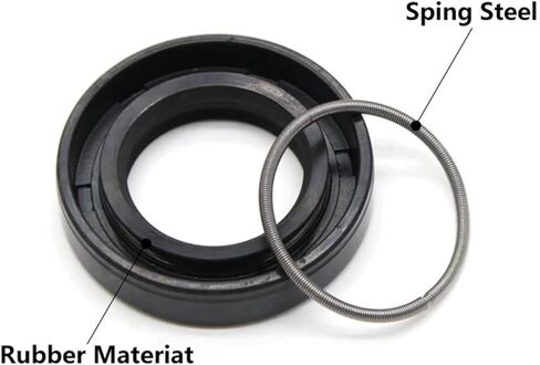 2/5pcs ID17mm NBR Oil Seals TC-17 * 35/40/45/47 * 4/5/6/7/8/10mm Nitrile Rubber Shaft Double Lip Sealing Gaskets(2pcs,17x25x7mm) in Saudi Arabia